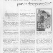 "No preguntes, Agata, por tu desesperación"  [artículo] Héctor Monsalve V.