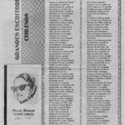 Grandes escritores chilenos