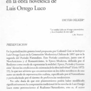 La teoría de la vanidad en la obra novelesca de Luis Orrego Luco  [artículo] Dieter Oelker.