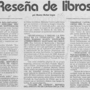 Reseña de libros