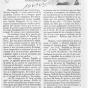 El académico Silvestre Fugellie  [artículo] Marino Muñoz Lagos.