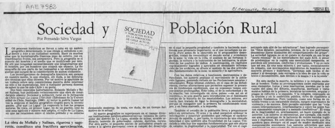 Sociedad y población rural