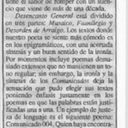 Breves comunicados  [artículo] E. Díaz.