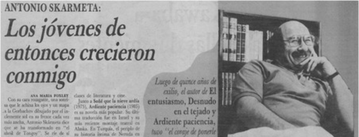 Los jóvenes de entonces crecieron conmigo