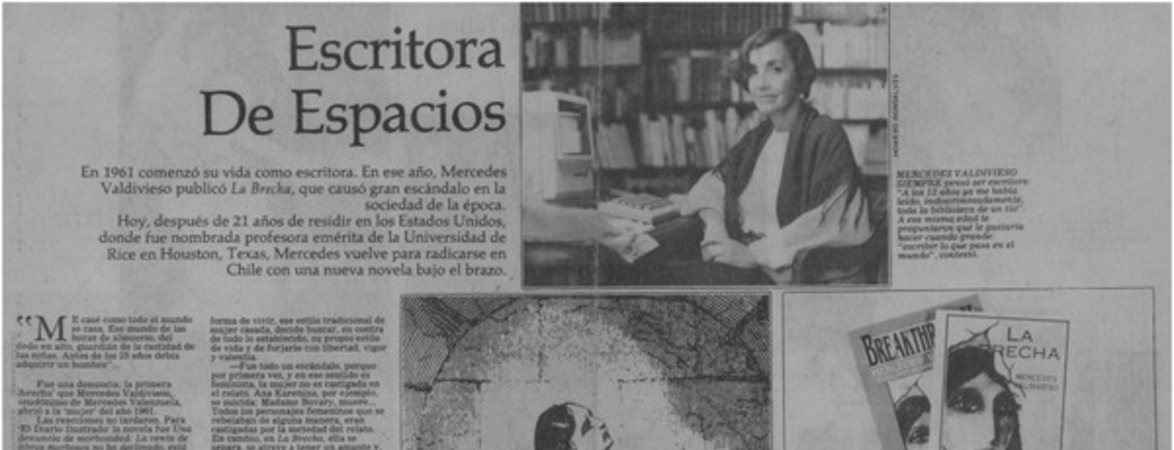 Escritora de espacios