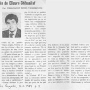 La poesía de Elicura Chihuailaf  [artículo] Wellington Rojas Valdebenito.