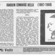 Joaquín Edwards Bello (1887-1968)  [artículo].