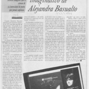 El espacio imaginativo de Alejandra Basualto