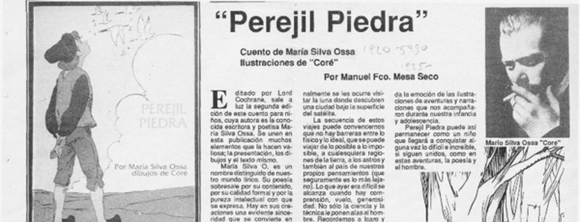 "Perejil piedra"  [artículo] Manuel Fco. Mesa Seco.