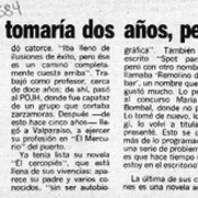 "Pensé que escribir me tomaría dos años, pero en realidad fueron 14"  [artículo].