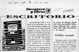 Escritorio  [artículo].