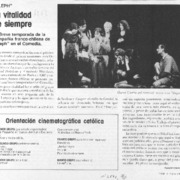 La vitalidad de siempre