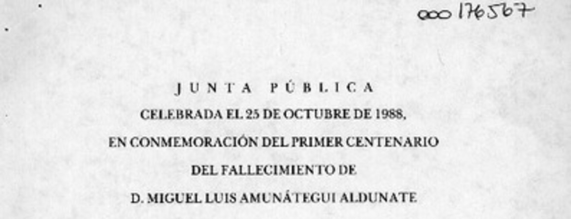 Miguel Luis Amunátegui y las cuestiones de límites  [artículo] José Miguel Barros Franco.