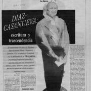 Díaz-Casanueva, escritura y trascendencia