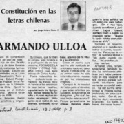 Armando Ulloa  [artículo] Jorge Arturo Flores P.