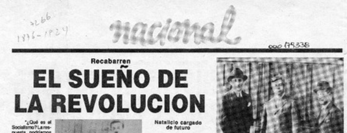 El Sueño de la revolución  [artículo].