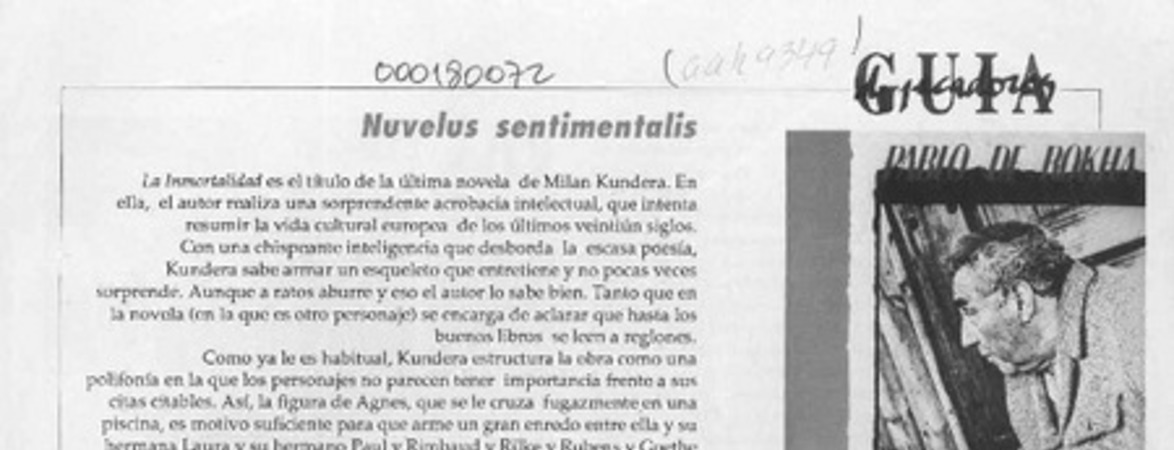 El amigo piedra, 22 años después