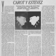 Vodanovic solo vs. Caroy y Estévez