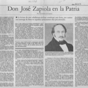 Don José Zapiola en la patria