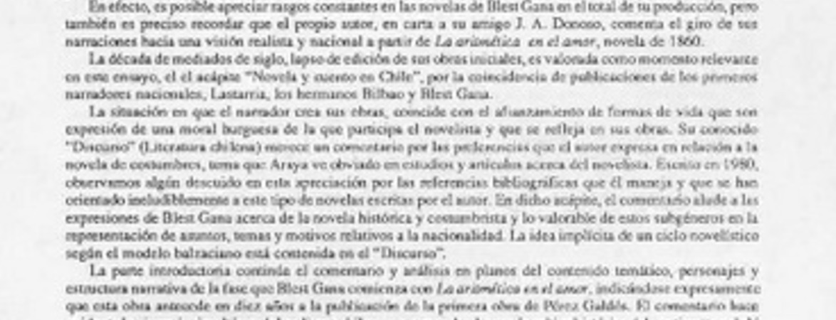 "Alberto Blest Gana" de Guillermo Araya