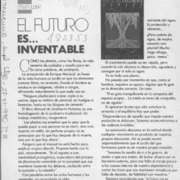 El Futuro es -- inventable
