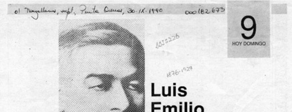 Luis Emilio Recabarren estuvo en Punta Arenas  [artículo] Marino Muñoz Lagos.