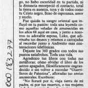 Carta a lo infinito