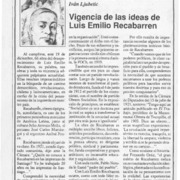 Vigencia de las ideas de Luis Emilio Recabarren  [artículo] Iván Ljubetic.