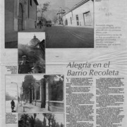 Alegría en el barrio Recoleta