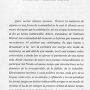 Homenaje a Gabriela Mistral  [artículo] Raúl Zurita Canessa.