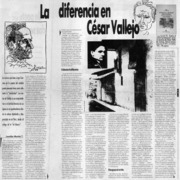 La diferencia en César Vallejo