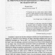 El provinciano en Santiago; la progenie de Martín Rivas  [artículo] Román Soto.