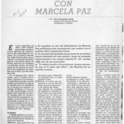 Conversando con Marcela Paz