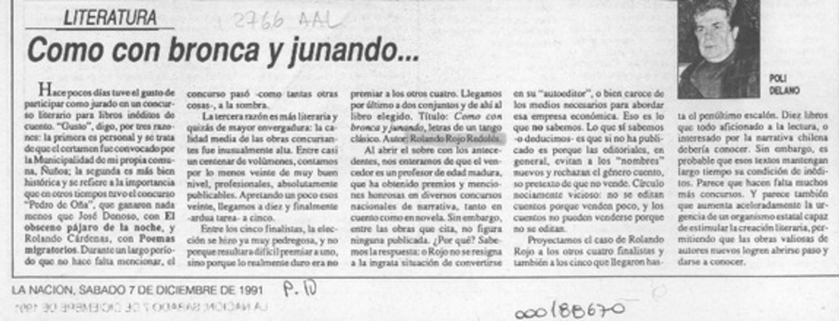 Como con bronca y junando --