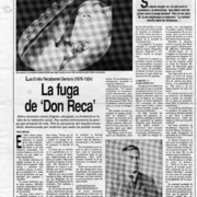 La fuga de "don Reca"  [artículo] Pablo Portales.