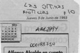 Alfonso Alcalde en cuento  [artículo] Griselda Núñez.