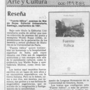 Fuente itálica  [artículo] E. U.