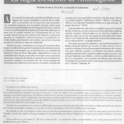 Gabriela Mistral y la teosofía, la logia Destellos de Antofagasta  [artículo] Pedro Pablo Zegers.