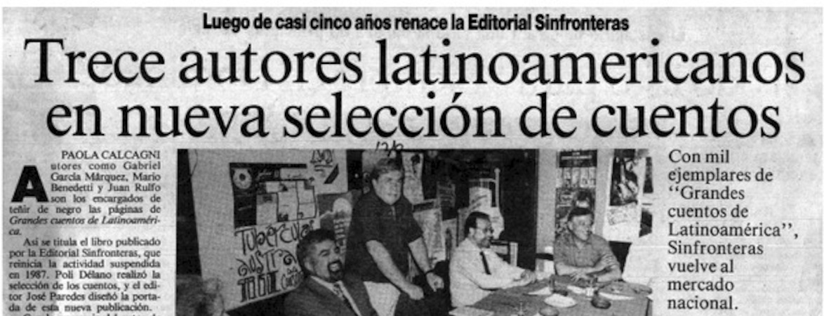Trece autores latinoamericanos en nueva selección de cuentos