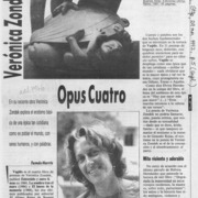 Verónica Zondek, Opus cuatro