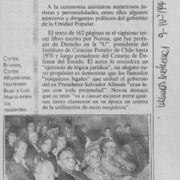 Libro de Eduardo Novoa sobre resquicios legales  [artículo].