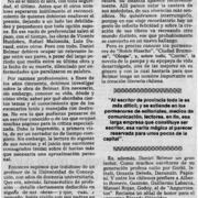 Daniel Belmar, otro Premio Nacional frustrado