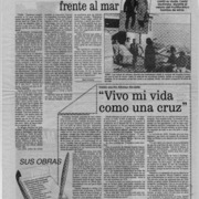 Alcalde será sepultado frente al mar  [artículo] Mario Aravena.