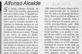 Alfonso Alcalde  [artículo] Anamaría Maack.