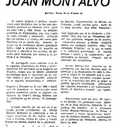 Juan Montalvo  [artículo] Darío de la Fuente D.