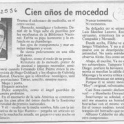 Cien años de mocedad  [artículo] Enrique Ramírez Capello.