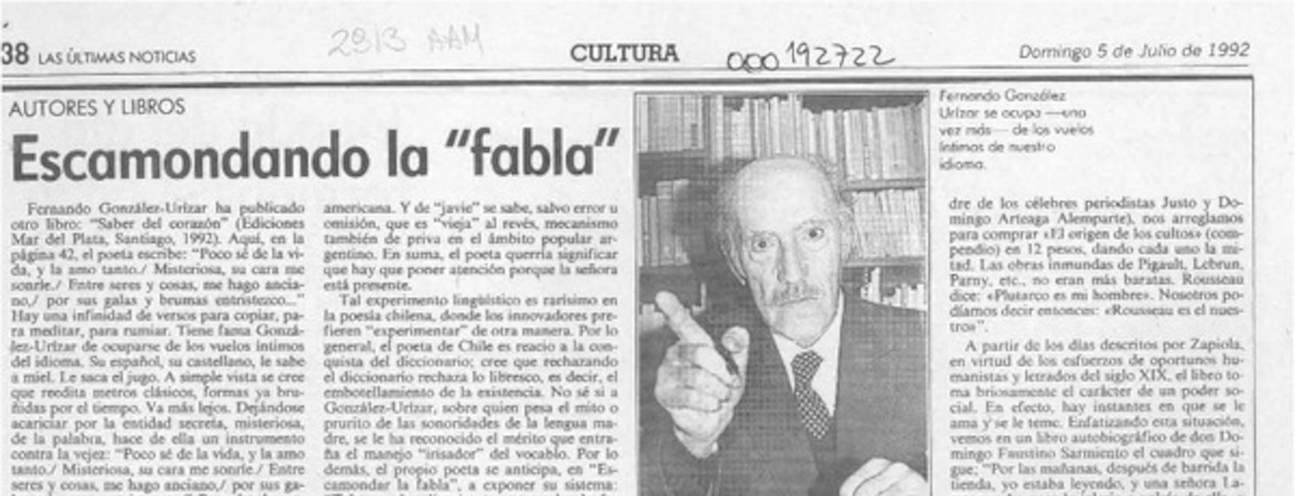 Escamondando la "fabla"  [artículo] Filebo.