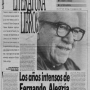 Los años intensos de Fernando Alegría