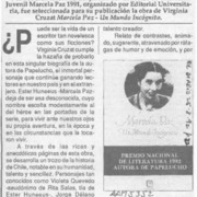 El Mundo incógnito de Marcela Paz