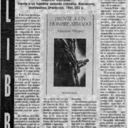 Frente a un hombre armado  [artículo] David Fuentealba L.